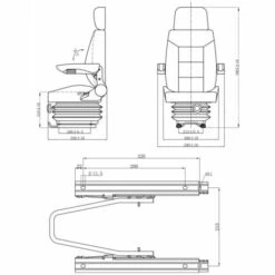 Traktorsitz Mit Federung VidaXL -Angebote Rasenmäher & Zubehör Store 1013501 3