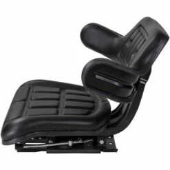 DEMA Traktorsitz Schleppersitz Schwarz Mit Armlehne Eco Kunstlederbezug Mit Unterbau -Angebote Rasenmäher & Zubehör Store 12201972 3