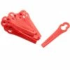 Vhbw 10x Ersatz-Messer Kompatibel Mit Einhell BG-CT 18 Li, GE-CT 18 Li, RG-CT 18/1 Li Rasentrimmer - Ersatzklinge, Rot, Kunststoff -Angebote Rasenmäher & Zubehör Store 12905136 1