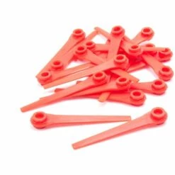 Vhbw 20x Ersatz-Messer Kompatibel Mit Gardena EasyCut Li-18/23 R (Art.-Nr. 9823-20) Rasentrimmer - Ersatzklinge, Rot, Kunststoff