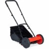 Relaxdays Handrasenmäher Mit Fangkorb, Leise, Schnitthöhenverstellung, 29,5 Cm Schnittbreite, Spindelmäher, Schwarz/rot -Angebote Rasenmäher & Zubehör Store 13397599 1