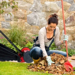 Relaxdays Handrasenmäher Mit Fangkorb, Leise, Schnitthöhenverstellung, 29,5 Cm Schnittbreite, Spindelmäher, Schwarz/rot -Angebote Rasenmäher & Zubehör Store 13397599 5