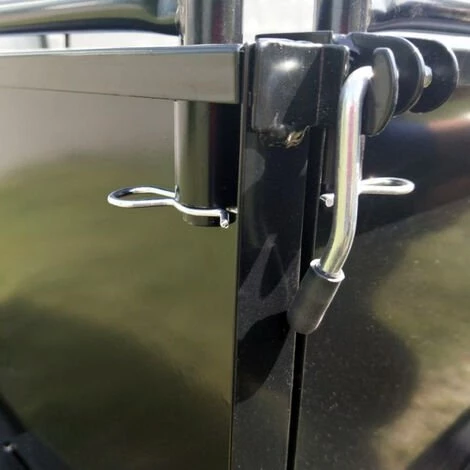 WILTEC Kippanhänger 200x78x94,5cm Mit Gitter Und Abnehmbaren Seitenwänden Universelle Anhängerverbindung 6 WILTEC Kippanhänger 200x78x94,5cm Mit Gitter Und Abnehmbaren Seitenwänden Universelle Anhängerverbindung – Bild 4