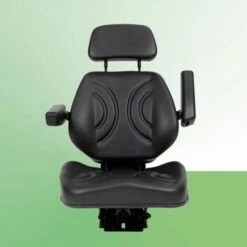 DEMA Traktorsitz Schleppersitz ST11BS-07BE Schwarz Mit Armlehne Und Kopfstütze -Angebote Rasenmäher & Zubehör Store 14554679 3