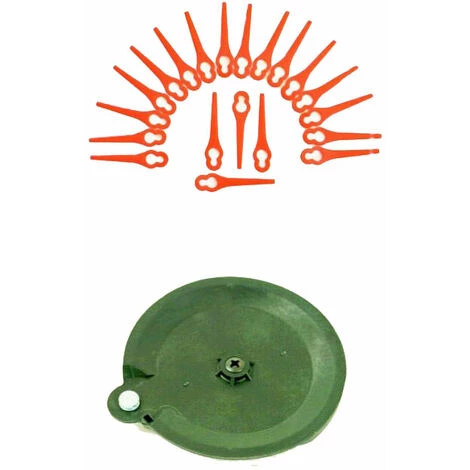 20 Messer & 1 Schneidscheibe Für Ihren Florabest LIDL Akku Rasentrimmer FAT 18 B2 Und FAT 18 B3 3 20 Messer & 1 Schneidscheibe Für Ihren Florabest LIDL Akku Rasentrimmer FAT 18 B2 Und FAT 18 B3