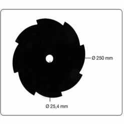 MISO TOOLS Messer Für Motorsense 8 Zähne Aus High-Carbon-Stahl -Angebote Rasenmäher & Zubehör Store 15368435 3