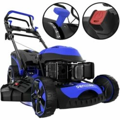 DENQBAR Benzin Rasenmäher 9in1 51 Cm Schnittbreite E-Start Gangwahl DQ-R51EV