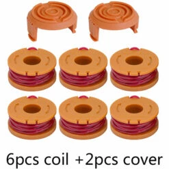 ASUPERMALL Nylonseil Fur Gras, Stil Zwei, Wa6533, 2 Abdeckungen + 6 Zentralrollen