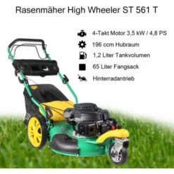 STABILO Benzin Rasenmäher Benzinrasenmäher Motormäher High Wheeler ST 561 T -Angebote Rasenmäher & Zubehör Store 19948675 2