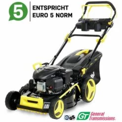 CRAFTFULL Benzin Rasenmäher 4,4KW 6PS Selbstantrieb Benzinmäher 196cc Euro5 Markengetriebe