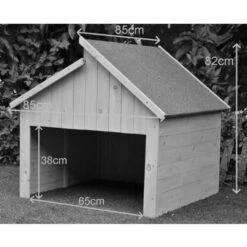 MUCOLA Holzgarage Mähroboter Grau / Weiß Garagen Dach Rasenroboter Carport Rasenmäher UV Schutz Mover Sonnenschutz Unterstand Gerätehaus -Angebote Rasenmäher & Zubehör Store 22851773 5