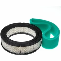 Vhbw Filterset (1x Papierfilter, 1x Schaumfilter) Kompatibel Mit Briggs & Stratton Vanguard 543477-0122-E1 Motor Für Rasentraktor