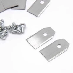 Vhbw 9x Ersatz-Messer Kompatibel Mit Gardena Sileno, Sileno+ Rasenmäher - Ersatzklinge, Silber, Stahl -Angebote Rasenmäher & Zubehör Store 23549334 2
