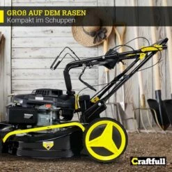 Craftfull Premium Benzin-Rasenmäher CR-196-10E Antrieb 4,4kW Elektrostart 5in1 -Angebote Rasenmäher & Zubehör Store 23712250 4
