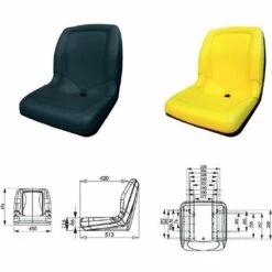 SONSTIGE Sitzschale ST3, PVC, Schwarz -Angebote Rasenmäher & Zubehör Store 24187563 3
