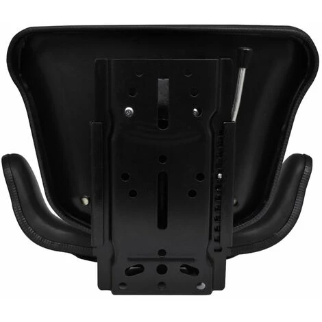 Topdeal Traktorsitz Mit Rückenlehne Schwarz 07696 7 Topdeal Traktorsitz Mit Rückenlehne Schwarz 07696 – Bild 5