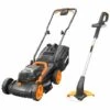 Set: Mäher Und Trimmer Worx WG927E -Angebote Rasenmäher & Zubehör Store 27343290 1