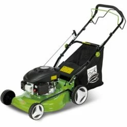 Benzin-Rasenmäher, Central Park - 'CPT9941DG' - 98.55cc - Selbstantrieb - 7 Schnitthöhe Positionen - 41 Cm Schnittbreite - Grün / Grau