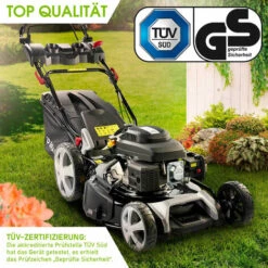 BRAST Rasenmäher Benzin 5,2kW(7PS) Mit Antrieb 53cm Schnittbreite 224ccm Markengetriebe 60L Fangkorb TÜV - Deluxe -Angebote Rasenmäher & Zubehör Store 30056395 3