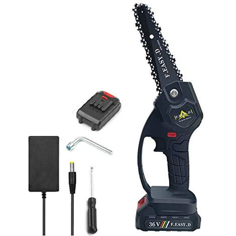 BRIDAY Mini-Elektro-Kettensäge 36V 12,7CM, Mini-Elektro-Handkettensäge Mit 1 Akku, 1 Ladung 3 BRIDAY Mini-Elektro-Kettensäge 36V 12,7CM, Mini-Elektro-Handkettensäge Mit 1 Akku, 1 Ladung