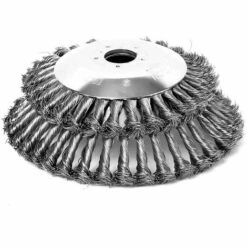 THSINDE Rasentrimmer Kopf Trimmer Bürste Vollstahl Drahtrad Garten Unkrautrasierer Snow Island Pflug Seil Rasenmäher Rotary Ersatzwerkzeug (6 Zoll) -Angebote Rasenmäher & Zubehör Store 34854036 3