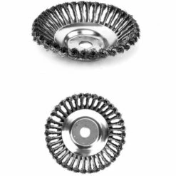 THSINDE Rasentrimmer Kopf Trimmer Bürste Vollstahl Drahtrad Garten Unkrautrasierer Snow Island Pflug Seil Rasenmäher Rotary Ersatzwerkzeug (6 Zoll) -Angebote Rasenmäher & Zubehör Store 34854036 4