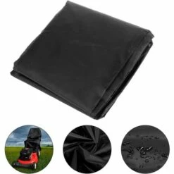 LITZEE Rasenmäherhülle, 190T Rasenmäherhülle Mit Kordelzug Und Aufbewahrungstasche Für Outdoor/Indoor, Wasserdicht, Staubdicht, Anti-UV, 187,96*99*63,5cm -Angebote Rasenmäher & Zubehör Store 35333794 4