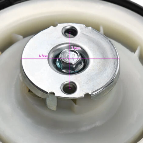 ASUPERMALL Schwarz Metall Recoil Starter Rasenmaher Starter Puller Rasenmaher Pull Starter Rasenmaher Ersatzteile Fur GXV120 GXV140 GXV160 7 ASUPERMALL Schwarz Metall Recoil Starter Rasenmaher Starter Puller Rasenmaher Pull Starter Rasenmaher Ersatzteile Fur GXV120 GXV140 GXV160 – Bild 5