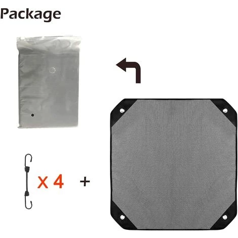 BRIDAY AC Defender, Abdeckung Für Klimaanlagen, AC-Abdeckung Für Außenzentralen, All Season Universal Air Conditioner Cover Mesh, 36" X 36" 6 BRIDAY AC Defender, Abdeckung Für Klimaanlagen, AC-Abdeckung Für Außenzentralen, All Season Universal Air Conditioner Cover Mesh, 36" X 36" – Bild 4