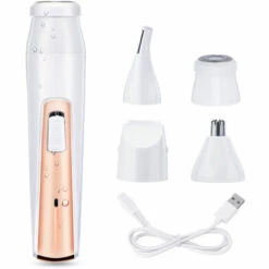 MAEREX 4 In 1 Damenrasierer Ladyshaver Nasenhaarschneider Für Frauen Trimmer Damen