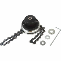 ASUPERMALL Trimmer H-ead Mit C-Hain Cutter B-lade Outdoor-Rasenmaher H-ead Stahltrimmer H-ead Eater Werkzeug Fur Rasenmaher-Ersatz