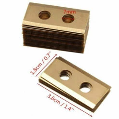 ASUPERMALL 30 Stuck Titanbeschichtete Mahmesser + 60 Stuck Schrauben Ersatz Fur Worx Roboter-Rasenmaher -Angebote Rasenmäher & Zubehör Store 41565177 5