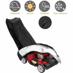 ILOVEMILAN Rasenmäherabdeckung, Wasserdicht, Staubdicht Und UV-beständig, In 210T, Mit Kordelzug Und Aufbewahrungstasche Für Outdoor / Indoor - 188 X 99 X 4 Cm -Angebote Rasenmäher & Zubehör Store 42112452 4