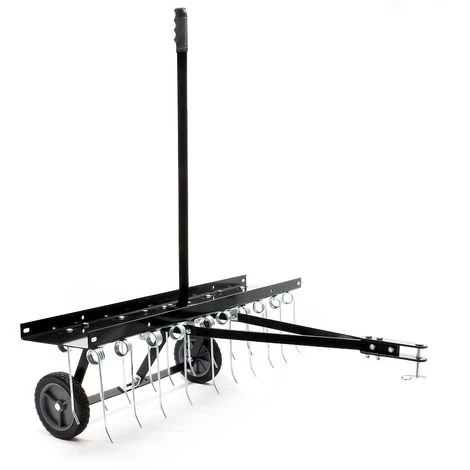 WILTEC Vertikutierer Für Aufsitzmäher Mit 100cm Arbeitsbreite Und 7" Gummireifen 3 WILTEC Vertikutierer Für Aufsitzmäher Mit 100cm Arbeitsbreite Und 7" Gummireifen