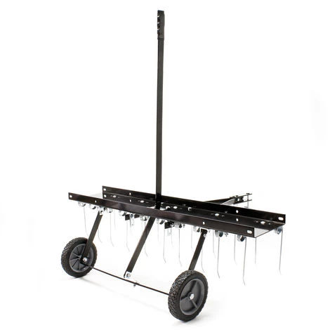 WILTEC Vertikutierer Für Aufsitzmäher Mit 100cm Arbeitsbreite Und 7" Gummireifen 4 WILTEC Vertikutierer Für Aufsitzmäher Mit 100cm Arbeitsbreite Und 7" Gummireifen – Bild 2