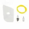 DONTODENT Satz Luftfilter,Kraftstoff,Zündkerze Kompatibel Mit Husqvarna 128cd 28cc,530150253,128 Sägemotor,Kette
