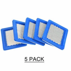 ASUPERMALL 5 Pack 491588S Luftfilter, Ersatz Fur Briggs Stratton 491588 4915885 Flache Air Cleaner-Patrone, Rasenmaher Luftfilter