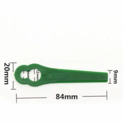 DEVENIRRICHE 20pcs Farbe Kunststoff Rasenmäher Garten Rasenmäher Grasschneider Kunststoff Schneidmesser Schlüssel Kürbisförmiges Rasenmäher Messer, Grün -Angebote Rasenmäher & Zubehör Store 43246817 5