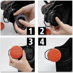 ECHOO Spulenkappe, 8-teilig Ersatz-Spulenkappen-Kappen Ersatzabdeckung Mit 8-teiliger Feder Für Black-Decker Rc-100-P Rasenmäherspule Afs. 8 ECHOO Spulenkappe, 8-teilig Ersatz-Spulenkappen-Kappen Ersatzabdeckung Mit 8-teiliger Feder Für Black-Decker Rc-100-P Rasenmäherspule Afs. -Angebote Rasenmäher & Zubehör Store 43451967 2