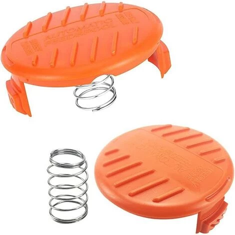 ECHOO Spulenkappe, 8-teilig Ersatz-Spulenkappen-Kappen Ersatzabdeckung Mit 8-teiliger Feder Für Black-Decker Rc-100-P Rasenmäherspule Afs. 5 ECHOO Spulenkappe, 8-teilig Ersatz-Spulenkappen-Kappen Ersatzabdeckung Mit 8-teiliger Feder Für Black-Decker Rc-100-P Rasenmäherspule Afs. – Bild 3