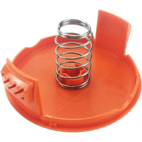 ECHOO Spulenkappe, 8-teilig Ersatz-Spulenkappen-Kappen Ersatzabdeckung Mit 8-teiliger Feder Für Black-Decker Rc-100-P Rasenmäherspule Afs. 6 ECHOO Spulenkappe, 8-teilig Ersatz-Spulenkappen-Kappen Ersatzabdeckung Mit 8-teiliger Feder Für Black-Decker Rc-100-P Rasenmäherspule Afs. – Bild 4