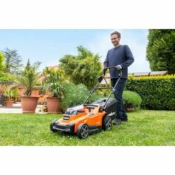 Primaster Akku-Rasenmäher PMARM 4037 Rasenmäher 40l Inkl. 2 X Akku