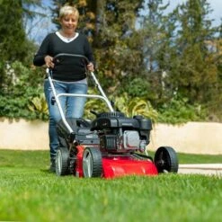 GLM690X Benzin-Rasenmäher, 139cc 5PS, 4-Takt-OHV-Motor, Selbstfahrend, 410mm 17" Zweischneidiges Stahlmesser, Einstellbare Schnitthöhe Und 45L Korbvolumen - Greencut -Angebote Rasenmäher & Zubehör Store 44000035 5