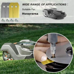 THSINDE 45 X Titan-Messerklingen Für Alle Mähroboter (42 Mm * 18 Mm) Mit 45 Schrauben, Ersatzklingen -Angebote Rasenmäher & Zubehör Store 45642623 4