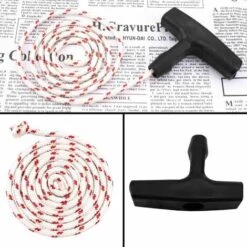 DEVENIRRICHE Startergriff-Rasenmäher-Recoil-Starterseil Mit 3-teiligem Startergriff-Schnurmäher-Zubehör Für Die Meisten Rasenmäher -Angebote Rasenmäher & Zubehör Store 50913448 3