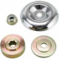 DEVENIRRICHE 4-teiliges Klingenmuttern-Befestigungskit, Metallgetriebe Für Rasenmäher, Metallgetriebezubehör Für Rasenmäher, Für Rasenmäher, Bewässerungsmaschine