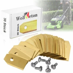 Hengda Titan Messer Klingen Mit 30 Schrauben Ersatzmesser Kompatibel Mähroboter Ersatzmesser Passend 30x