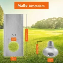 ECENCE 30 Ersatz-Messer Qualitäts-Klingen Kompatibel Mit Honda Miimo 300 Und 500 -Angebote Rasenmäher & Zubehör Store 51946302 5