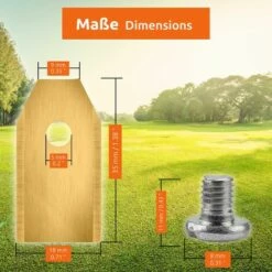 ECENCE 9 Stück Titan Ersatz-Messer Klingen Kompatibel Mit Husqvarna Automower Gardena McCulloch -Angebote Rasenmäher & Zubehör Store 51946303 5