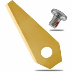 ECENCE 60 Titan Ersatz-Messer Klingen Mähroboter Kompatibel Mit Bosch Indego Connect + Schrauben